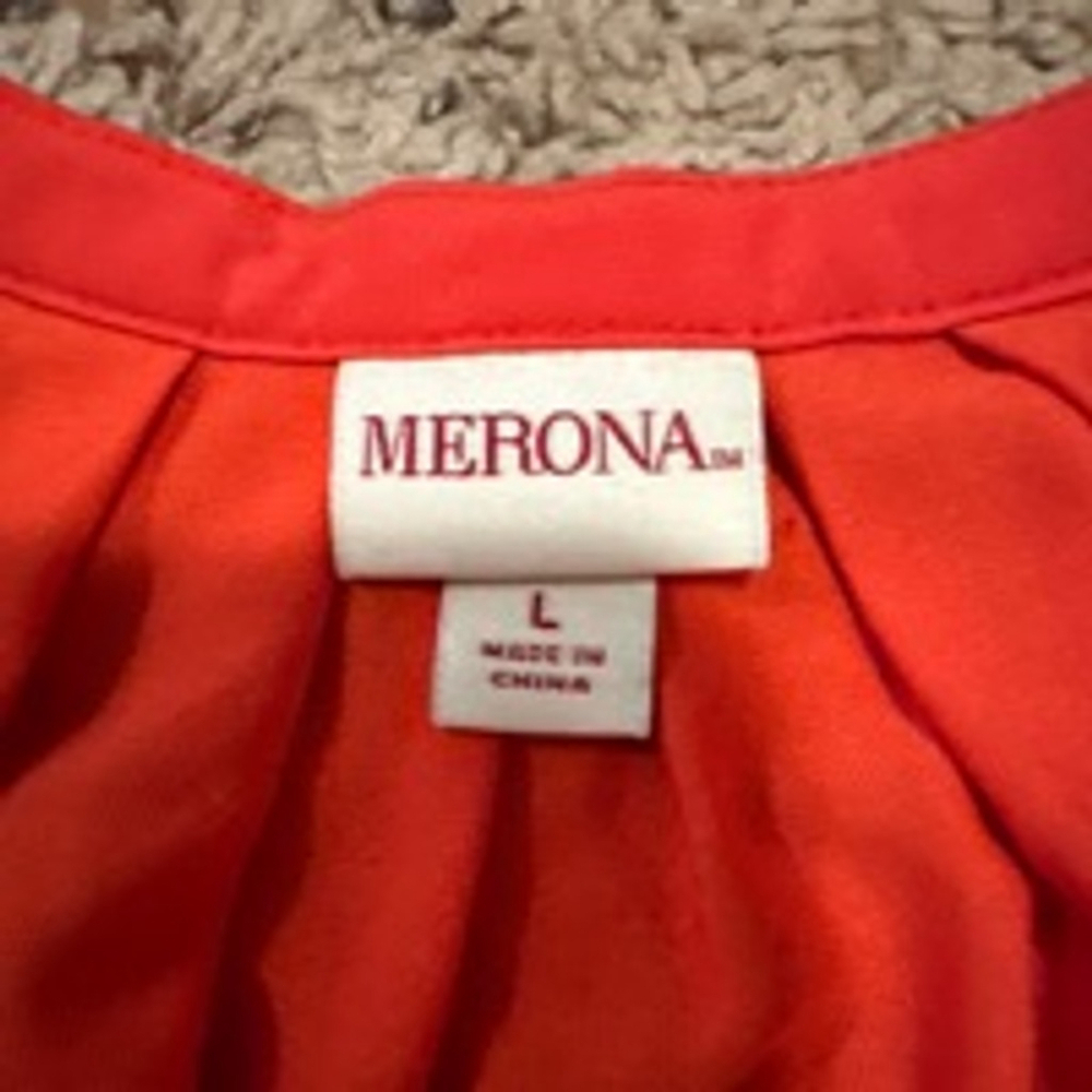 Women's Merona Red Tank Top Size L - Picture 3 of 4